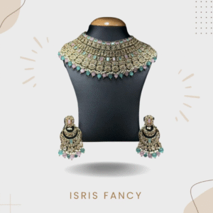 royal necklace set with earrings – rental jewelry